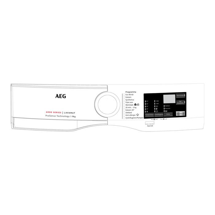 control panel, white, AEG