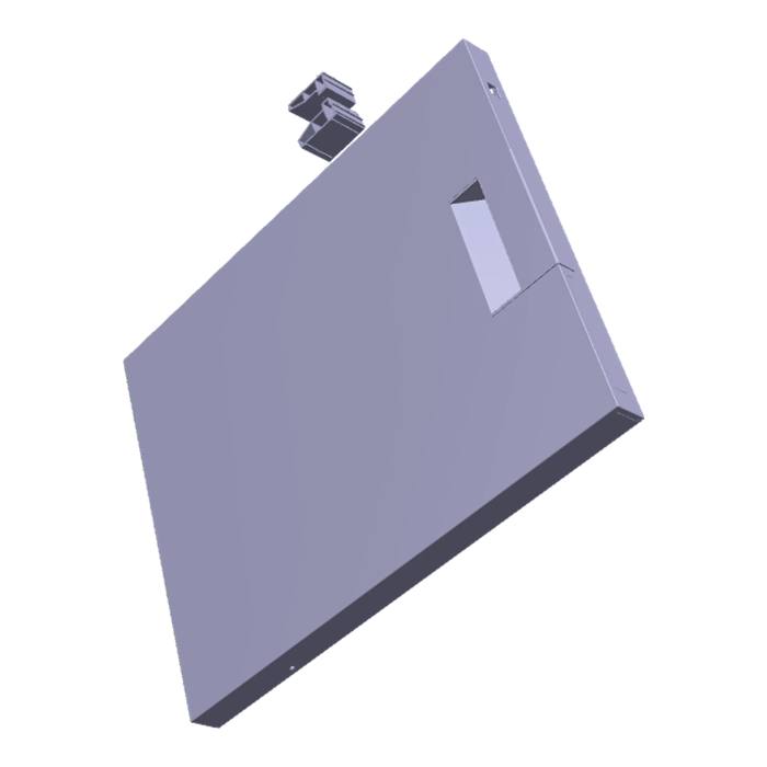 door outer panel, inox, Electrolux, [590x705mm]