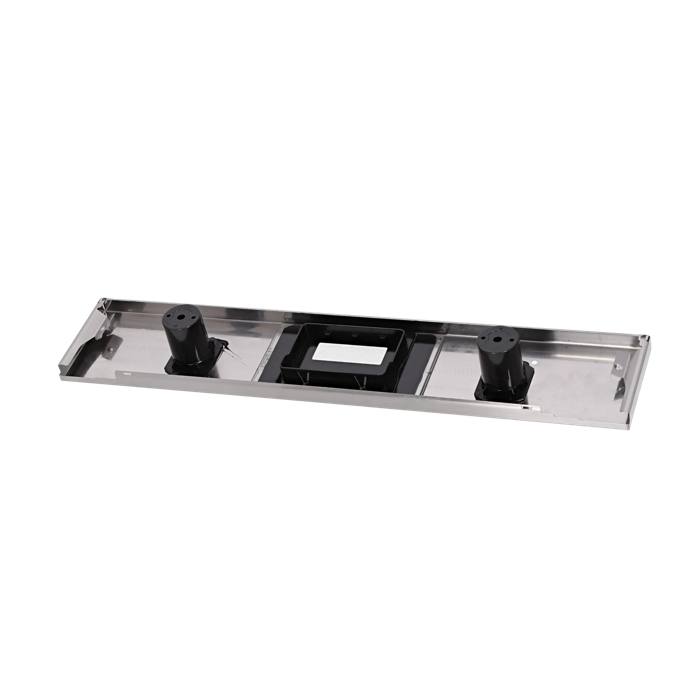 BEDIENBLENDE,INOX,60CM,SET,2K