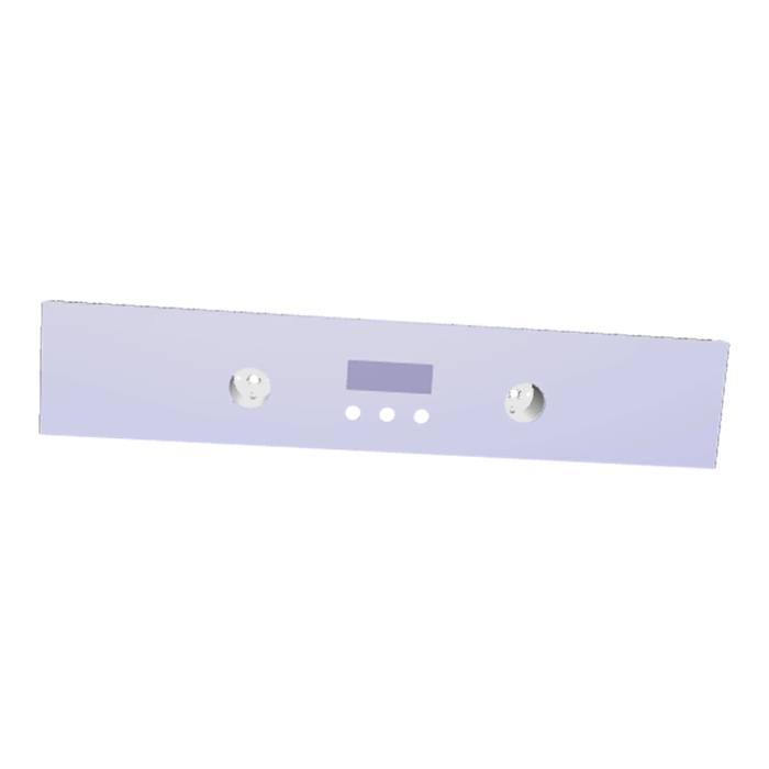 BEDIENBLENDE,INOX,60CM,SET TOU