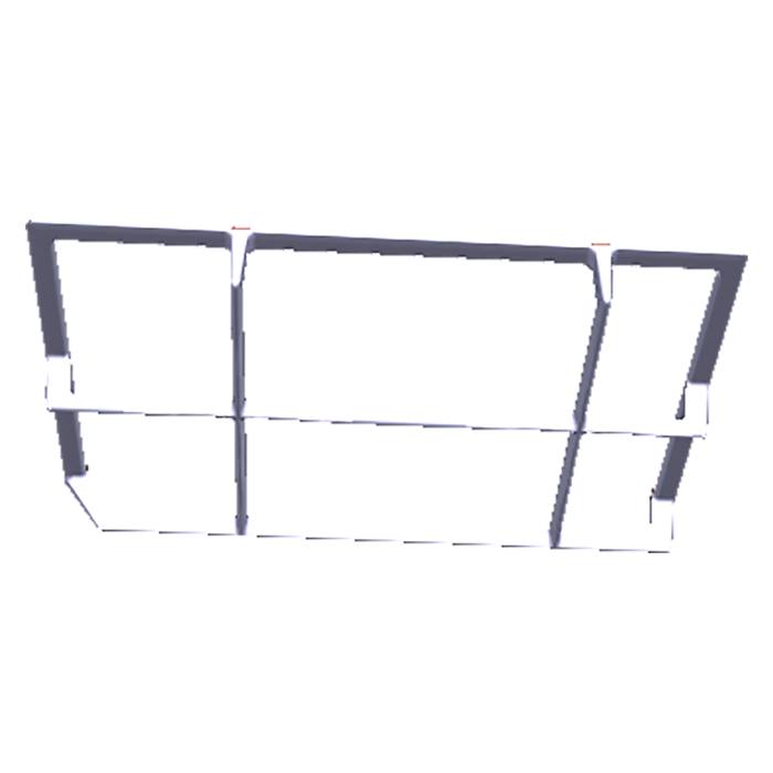grid, pan support, left
