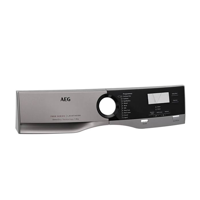 control panel, silver, AEG