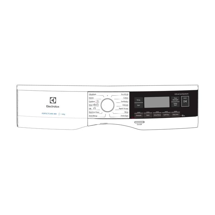 manöverpanel, vit, Electrolux