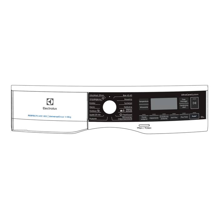 control panel, white, Electrolux