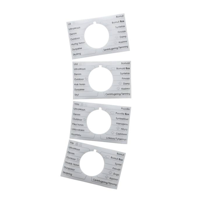 programme plate,knob,adhesive,DA,NO,SV,FI