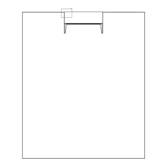 luckans ytterpanel, rostfri, Electrolux, [590x705mm]