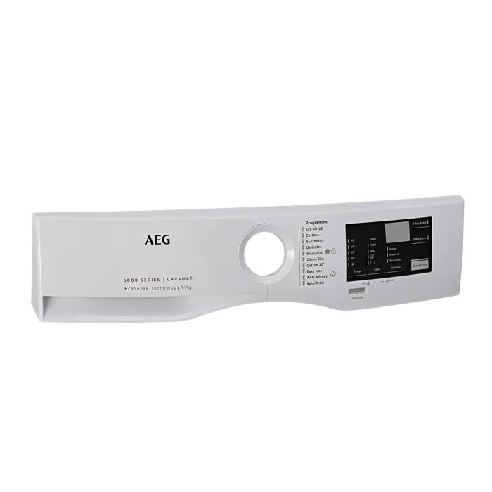 control panel, white, AEG, EN