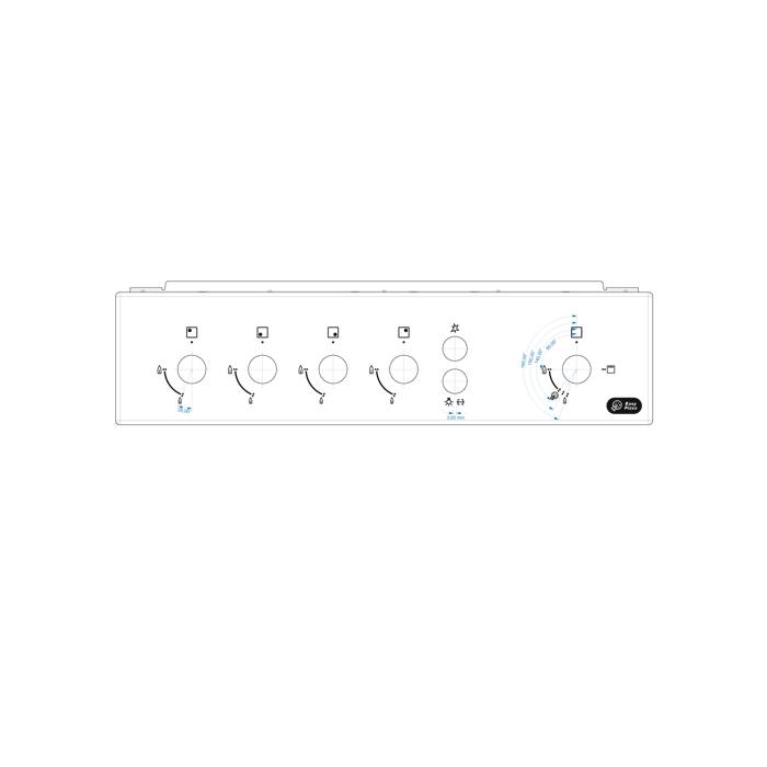 control panel, inox, 50cm,5K