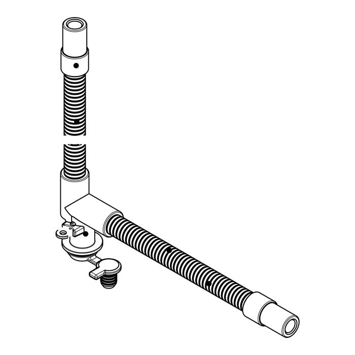 discharge hose, 231+172mm