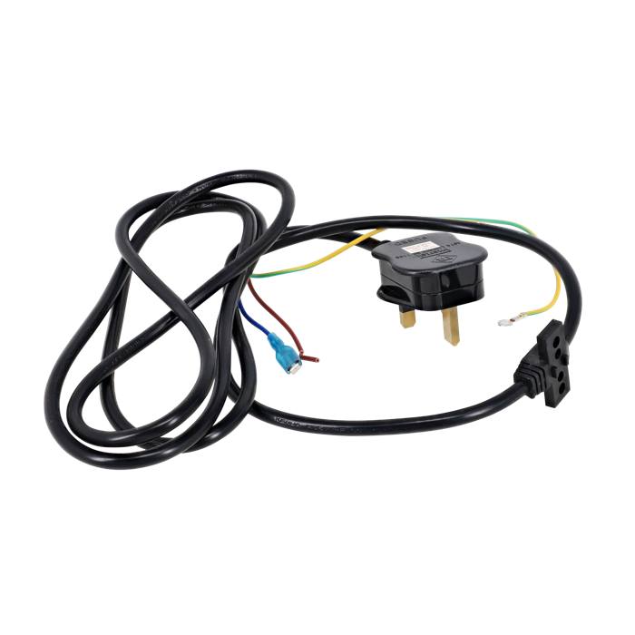power cable, black