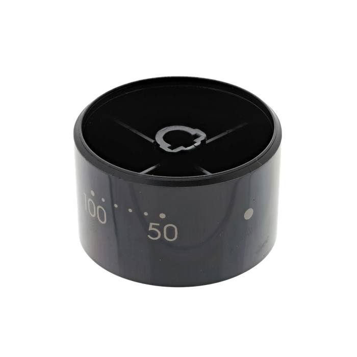 knob, thermostat, black, 0-275