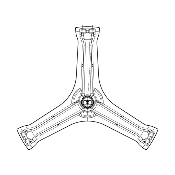 bearing spider, bushing, assembly,