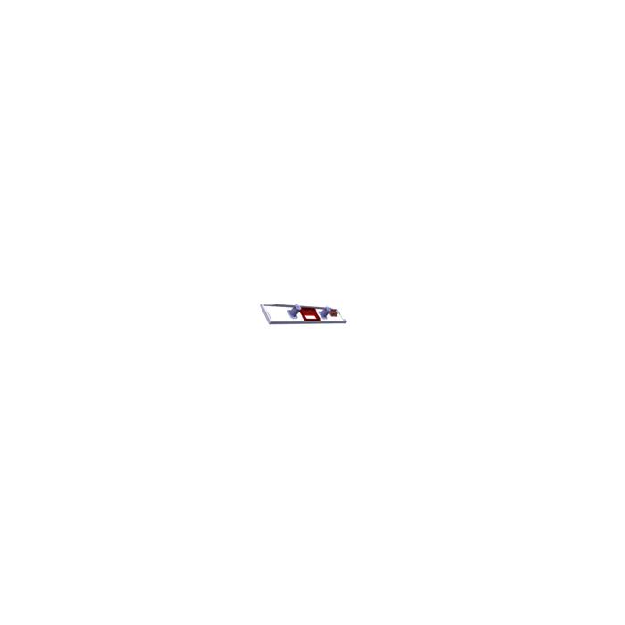 BEDIENBLENDE,INOX,60CM,2K,SET