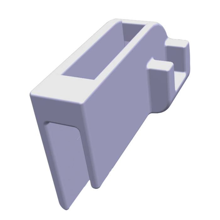 holder, glass shelf, left,