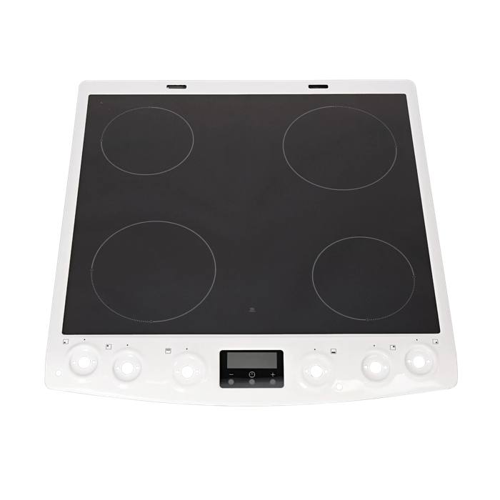 cooking top with frame,white,60cm