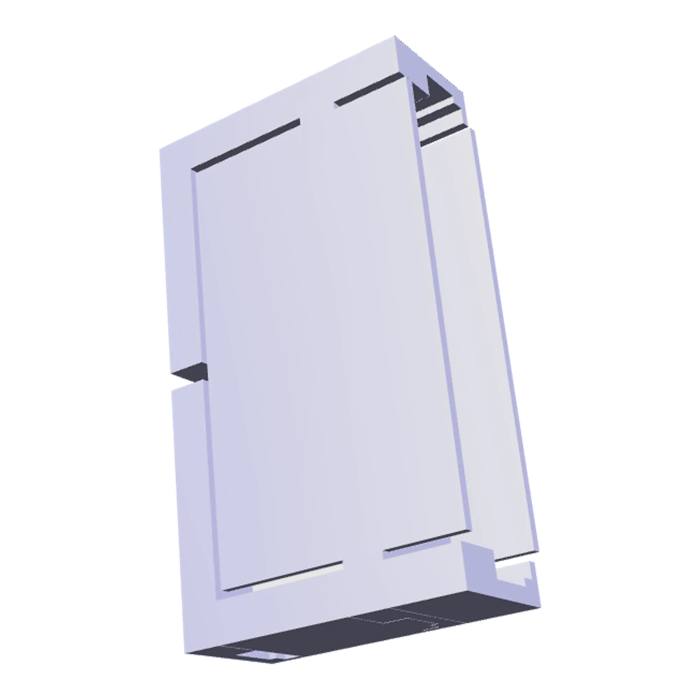 Gefrierschubladentür - Stainless Steel - 913x549mm