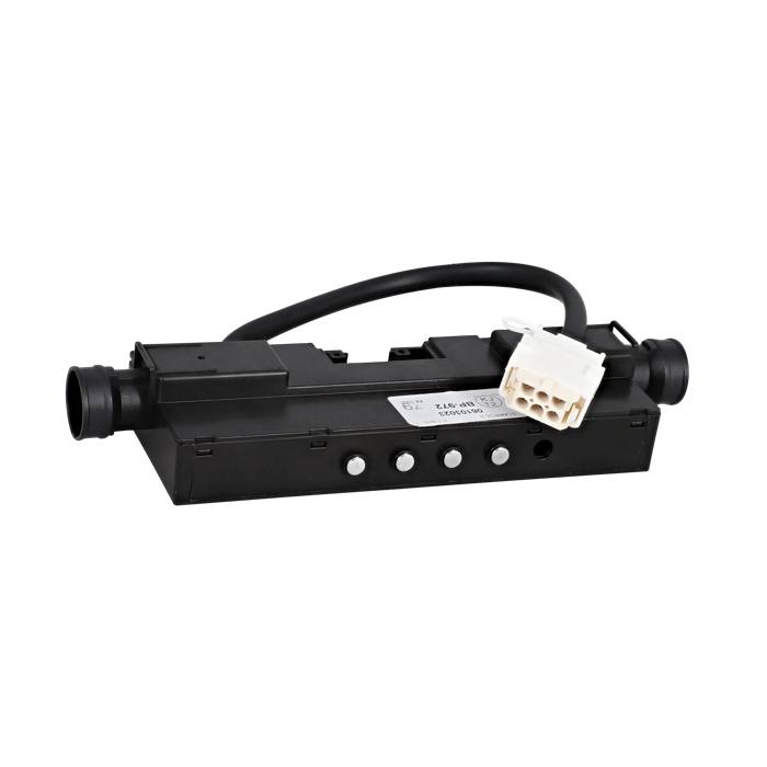 assembly,control panel,black,rococo chrome plated
