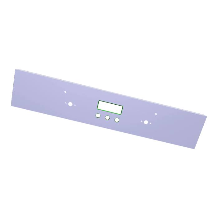 BEDIENBLENDE,INOX,60CM,SET,2K