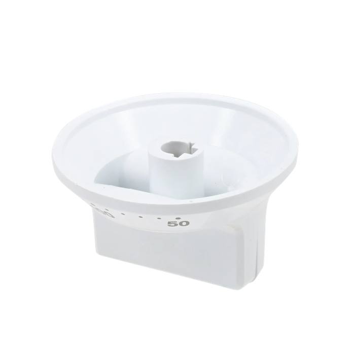 knob, thermostat, white, 0-275°C