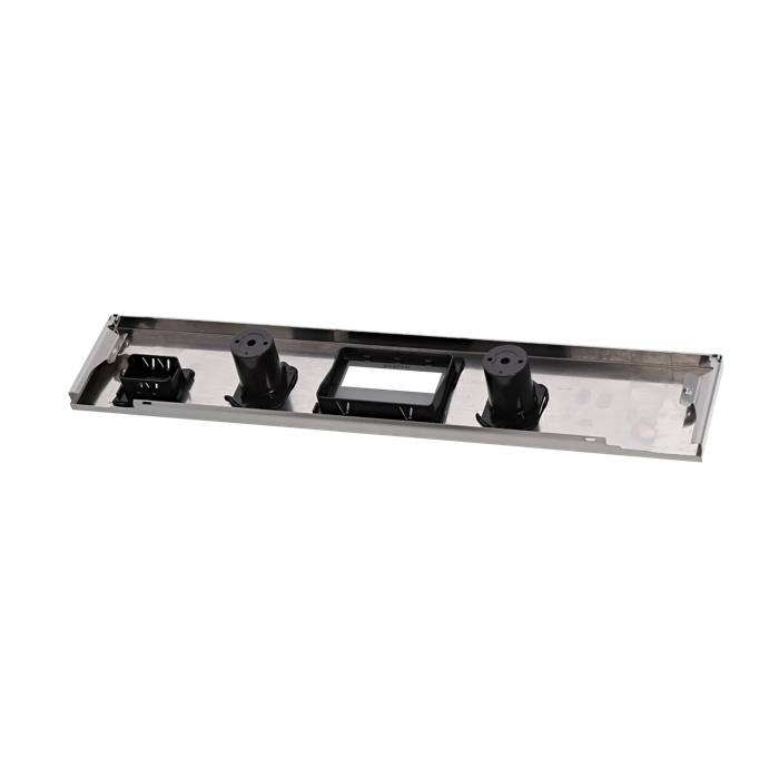 BEDIENBLENDE,INOX,60CM, SET, 2