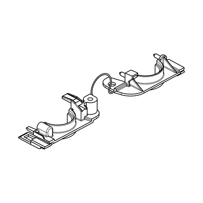 clamp, drain, rear panel