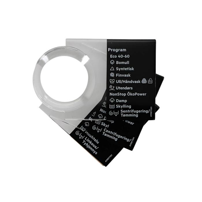 programme plate,knob,magnetic,SV,NO,DA