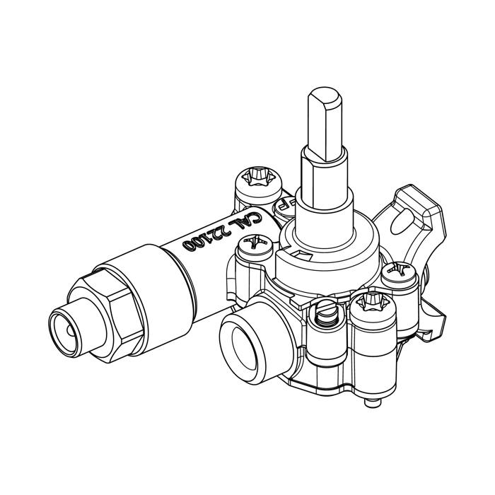 gas tap,rapid,d=0.42 G20-20mbar