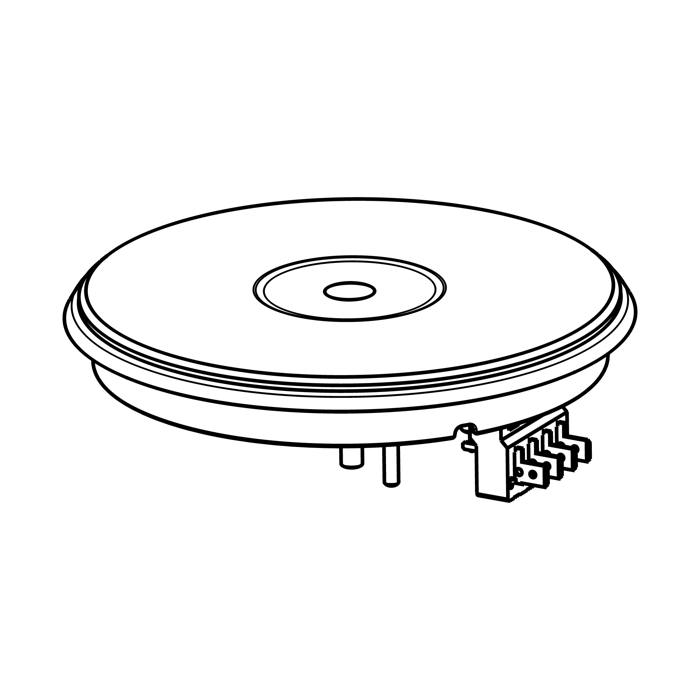 KOCHPLATTE,145MM, 1000W/230V