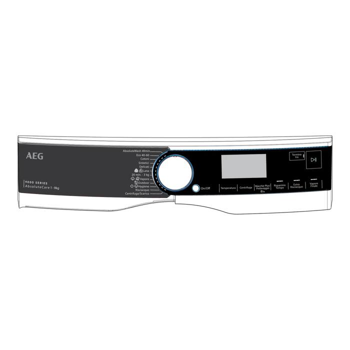 control panel, white, AEG