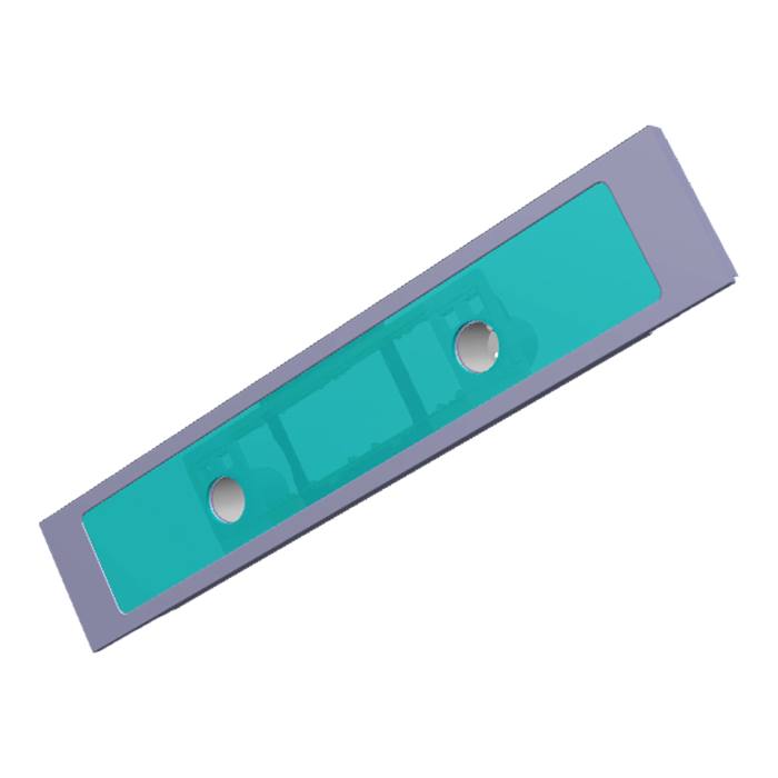 BEDIENBLENDE,INOX,60CM,LUX,2K