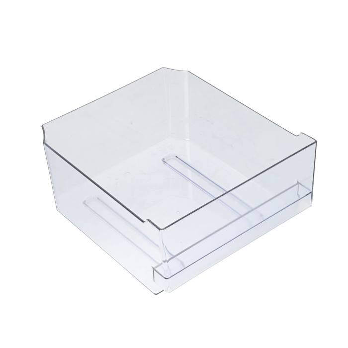 crisper, blue, transparent