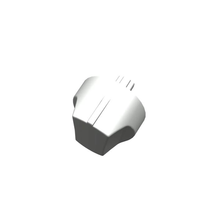 knop, index, zwart,