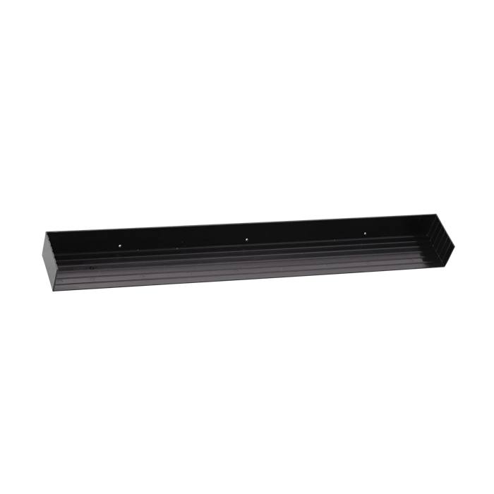 spacer, back, black, 548x65