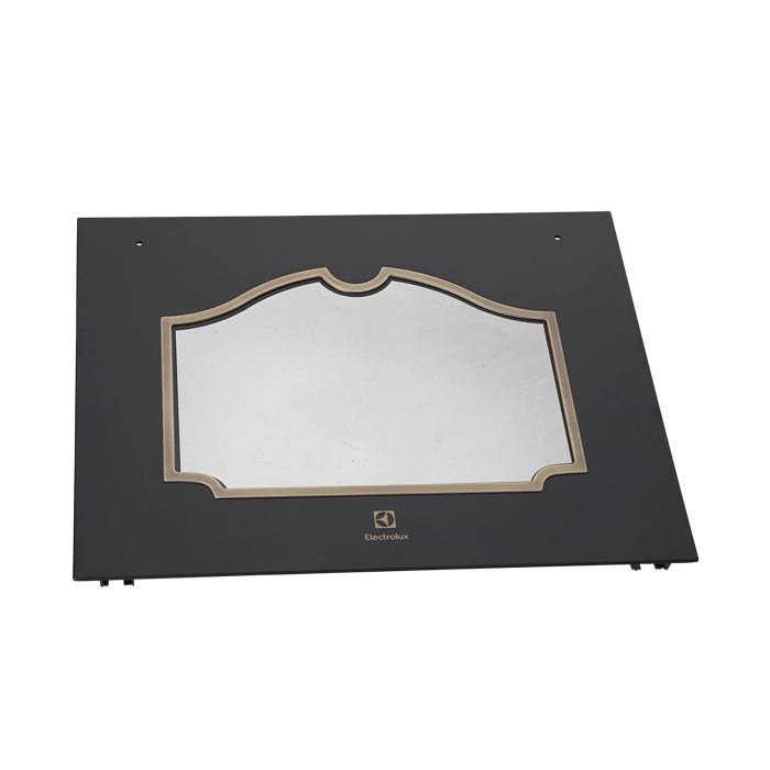 front glass, black, Electrolux, 594x466mm