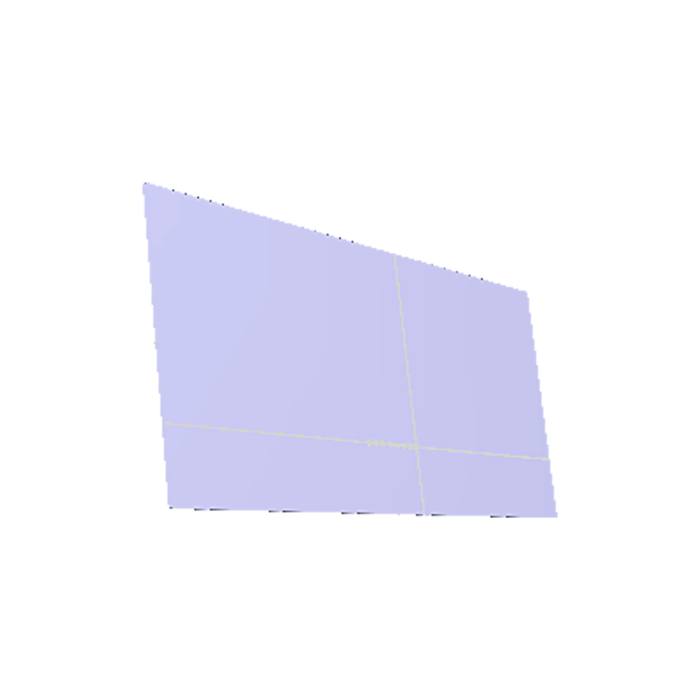 glass panel, upper