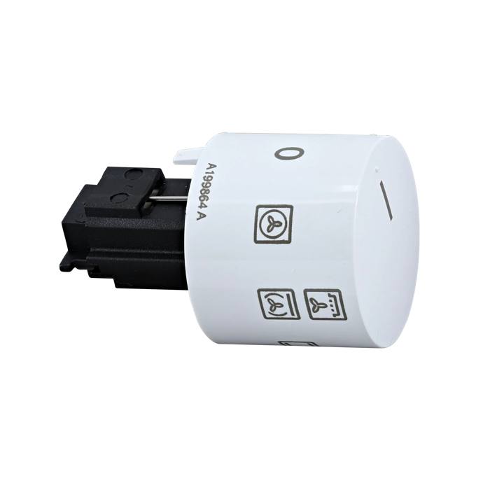 knob, function, white, 7+0