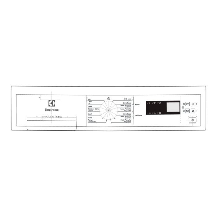 painel de comandos, branco, Electrolux