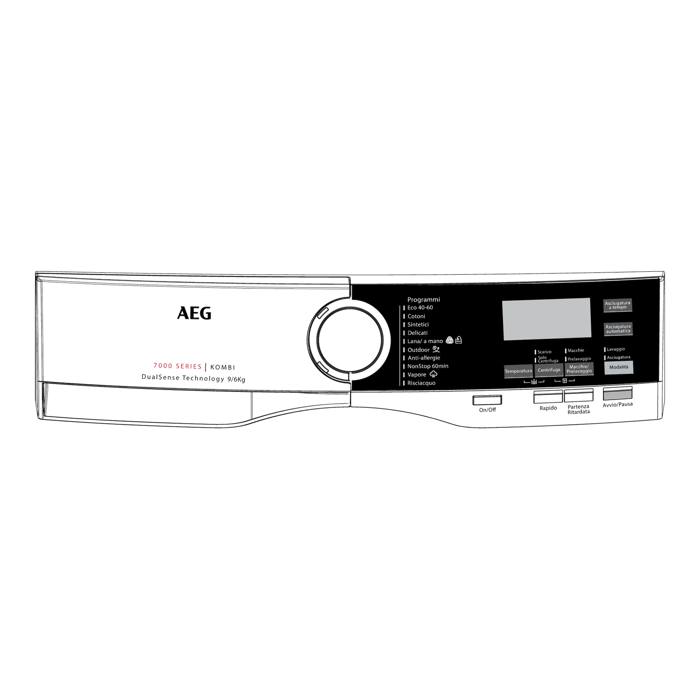 control panel, white, AEG