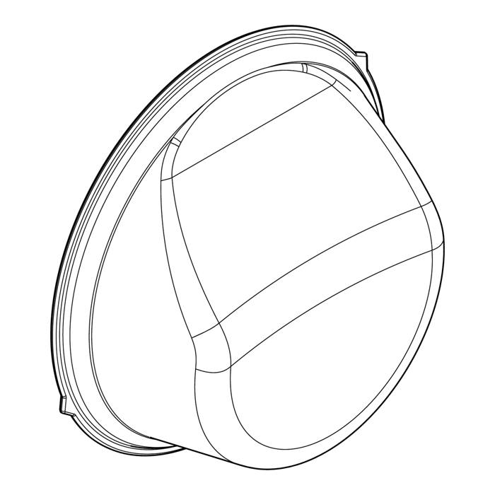 fenêtre, verre, intérieur, Ø348mm,Pilot2