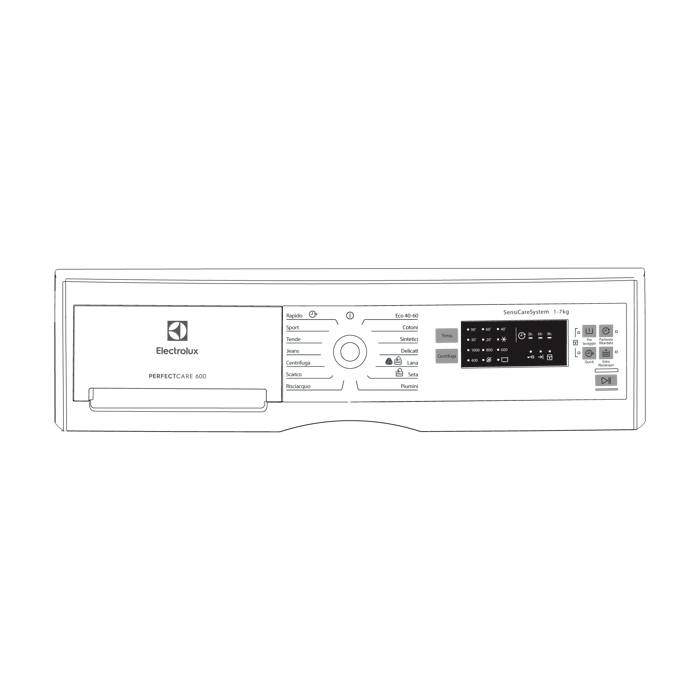 control panel,white,Electrolux,IT