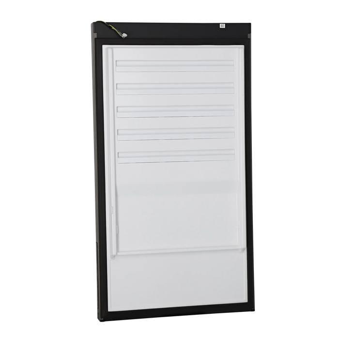 refrigerator door, assembly, black, 1116x595
