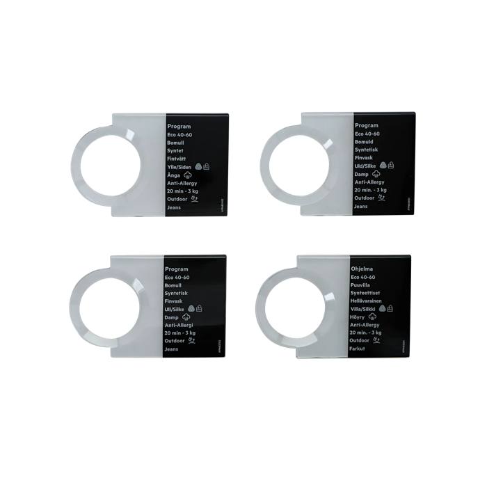 programme plate,knob,adhesive,SV,NO