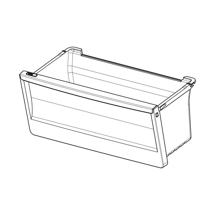 Vegetable box,assembly, TF70 KELV