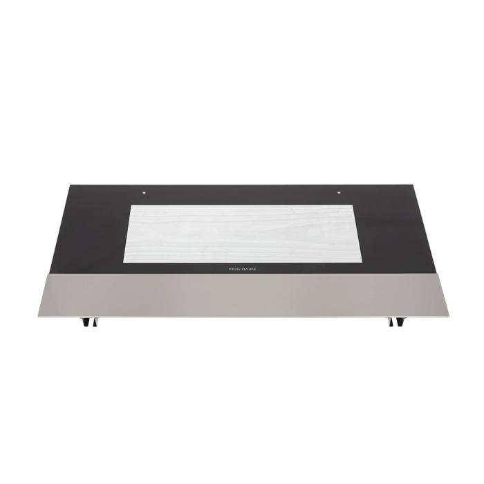 glass door, front, black,