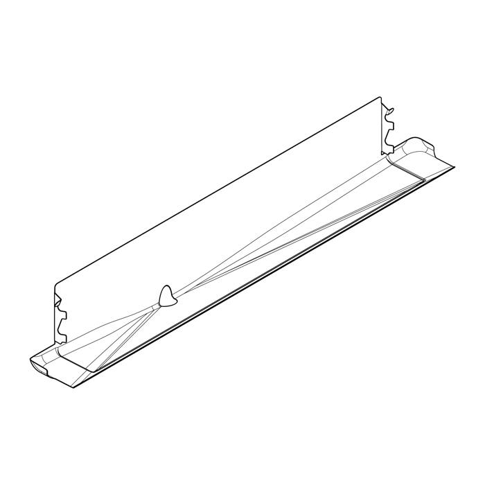 vassoio, evaporatore 1, refrigeratore, 728x131mm