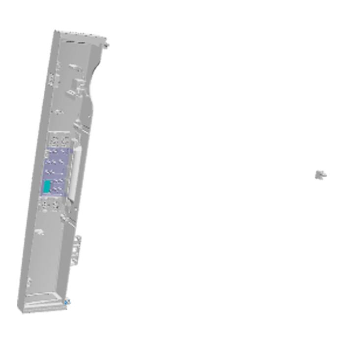 manöverpanel, rostfri, Electrolux, EDW1600, [594mm]