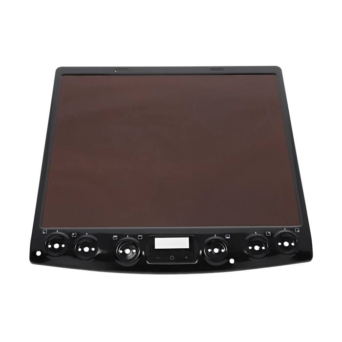 cooking top with frame,black,60cm