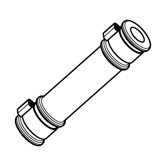 pipe, air vent, 60mm,D12/D7mm