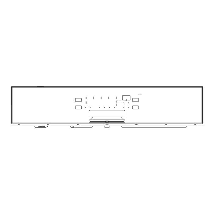 control panel, black, Electrolux, EDW1850, [593mm]