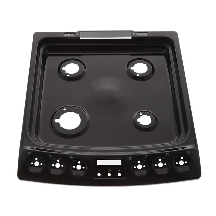cooking top with frame,black,55cm